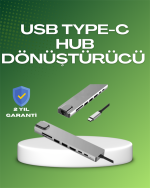 Seyahat Dostu 8‑in‑1 Hub – Şarj & Veri & Video & Ağ için Eksiksiz Çözüm - Görsel 5