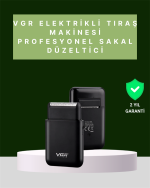 USB Şarjlı Traş Makinesi – Piston + Ağ Başlık, 600 mAh Batarya - Görsel 5