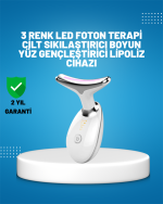 3 Modlu Boyun ve Yüz Bakım Cihazı – EMS, Temizleme, Sıcak Masaj ve Renkli Işık Terapi Özellikli - Görsel 5