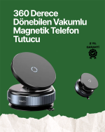 360° Ayarlanabilir Manyetik Araç Telefon Tutucu – Kompakt ve Pratik Tasarım - Görsel 5