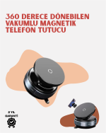 Evrensel Uyumlu Manyetik Araç Telefon Standı – Dayanıklı Alüminyum Gövde - Görsel 5