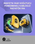 Sessiz Çalışan Yarı İletken Telefon Soğutucu | iOS ve Android Uyumlu | 10W Güç - Görsel 5