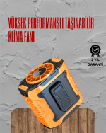 Turbo Mini Fan – Dijital Ekranlı, Sessiz & Şarjlı Serinlik! - Görsel 5