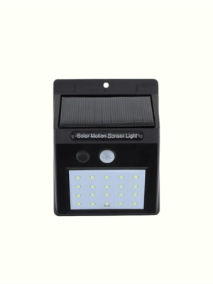 Solar Enerjili 20 LED Duvar Lambası | Hareket Sensörlü, Su Geçirmez, Kablo Gerektirmez