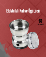 Paslanmaz Çelik Elektrikli Kahve Değirmeni | Sessiz, Hızlı, Çok Amaçlı Öğütücü (200W) - Görsel 5