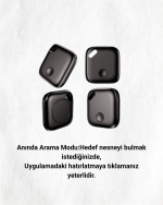 Akıllı Takip Teknolojisi ile Eşyalarınızı Korumaya Alın | Bul Uygulaması Destekli, Uzak Mesafe Bluetooth Takibi ve Uzun Ömürlü Batarya - Görsel 4