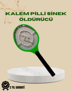 üksek Gerilimli Elektronik Sinek Öldürücü – Pil ile Çalışan, Güvenlik Izgaralı - Görsel 5