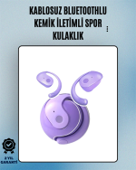 S05 Kablosuz Bluetooth 5.3 Kemik İletimli Spor Kulaklık – IPX4 Suya Dayanıklı, 6 Saat Pil Ömrü