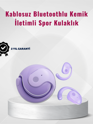 Bluetooth 5.3 Teknolojili Kablosuz Kemik İletimli Spor Kulaklık