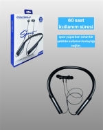 Polygold PG-100 Bluetooth 5.0 Boyun Bantlı Kulaklık – 50 Saat Konuşma Süresi, Type-C Şarj - Görsel 2