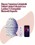 Uzaktan Kumandalı, USB Girişli, Döner Projektör Lamba