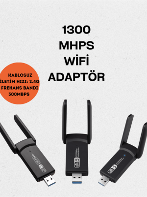 Realtek Chipsetli 5G Destekli Yüksek Hızlı Ağ Adaptörü