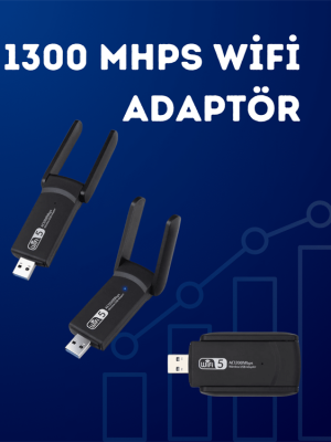 USB WiFi Adaptör – 1200 Mbps Hız