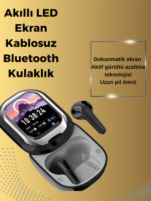 Şık, Akıllı ve Güçlü: LED Ekranlı Kablosuz Kulaklık Seti