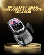 Kişiselleştirilebilir LED Ekranlı Bluetooth Kulaklık – Oyun & Müzik Modlu - Görsel 5