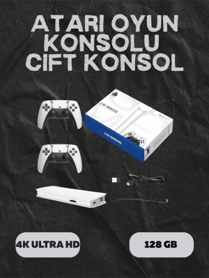 M15 Retro Konsol – 20.000 Oyunlu, Çift Gamepadli, 4K HDMI