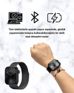 Mini Series 10 Akıllı Saat | 3 Kordon + Bileklik Hediyeli, Tüm Telefonlarla Uyumlu - Görsel 2