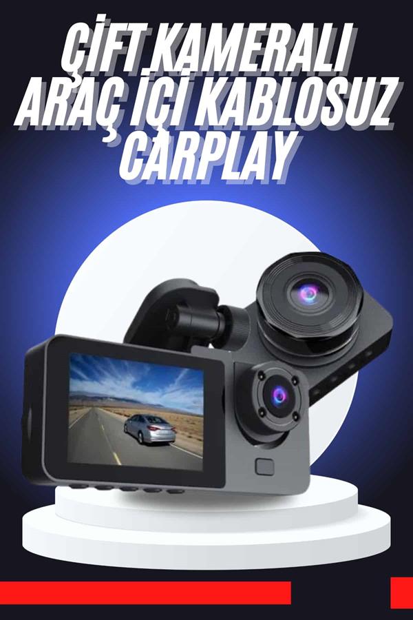 Compressed by jpeg-recompress CarPlay Fotoğraf ve Video Kaydedici Araç İçi Kamera Ekranlı - Görsel 1
