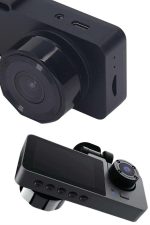 Araç İçi Dikiz Kamerası Sürüş Kaydedici 3 Lensli DVR Kamera - Görsel 2