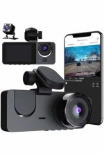 3 Kameralı 2 İnç 1080P Araç İçi Kamera Sürüş Kamerası CarPlay - Görsel 2