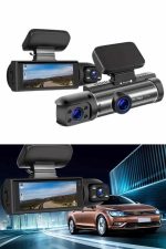Araç İçi Full Hd Kamera Ön ve Arka Kameralı Ekranlı Araç Kamerası - Görsel 5