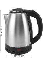 Yeni Nesil Saplı Uzun Ömürlü Paslanmaz Çelik Su Isıtıcı Kettle - Görsel 4
