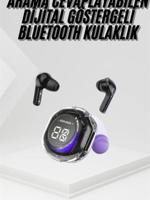 Kablosuz Dijital Göstergeli Powerbanklı IOS ve  Android Uyumlu Gaming Kulaklık