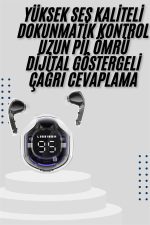 2025 Model Kablosuz Bluetooth Kulaklık ANC ENC Destekli HİFİ Stereo - Görsel 5