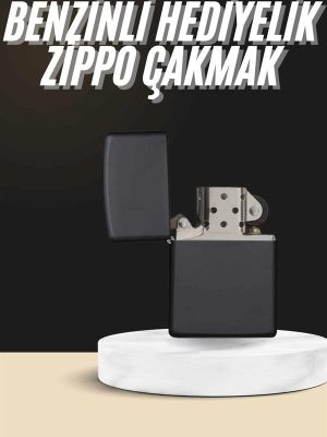 Erkeklere Özel Hediyelik Eşya Metalik Benzinli Çakmak Doldurulabilir