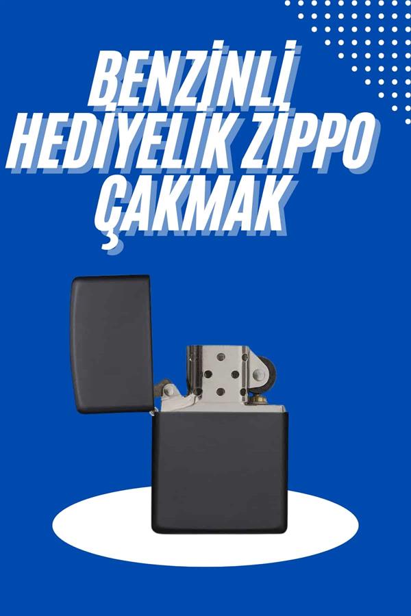 Compressed by jpeg-recompress Doldurulabilir Siyah Benzinli Çakmak Metalik - Görsel 1