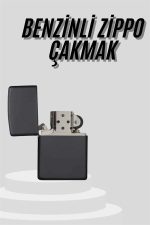 Çakmak Parlak Siyah Doldurulabilir Hedyelik Eşya - Görsel 3