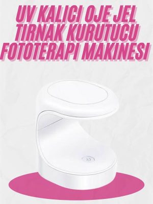 Kalıcı Oje Kurutucu Mini UV Işınlı Taşınabilir Hızlı ve Pratik Oje Kurutucu