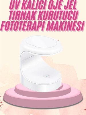 Mini Taşınabilir Kalıcı Oje Jel Tırnak Kurutucu Fototerapi Makinesi