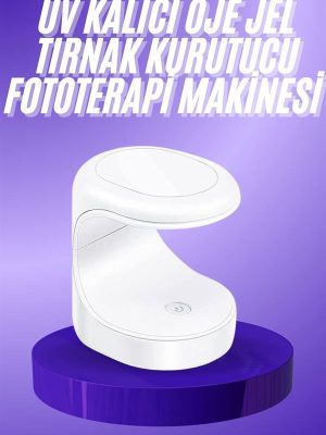 Seyehat Tipi Mini Oje Kurutucu Ultraviole Mor Işık Protez Tırnak Kurutucu