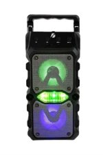 Taşınabilir Kablosuz Bluetooth Hoparlör Uzun Pil Ömrü Led Işıklı - Görsel 5