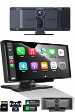 Android ve İOS Uyumlu Ön Arka Çift Kameralı Araç Ekranı Dokunmatik CarPlay - Görsel 4