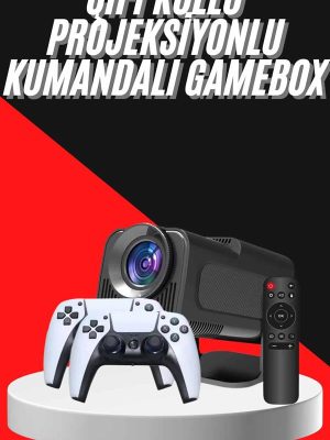 Retro Video Oyunu Konsolu Android Tv El Oyun Konsolu WIFI Taşınabilir Projeksiyon Cihazı