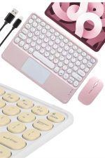 Bluetooth Touchpad Klavye 10.9 inch Kablosuz Wifi Q Klavye Slim - Görsel 3