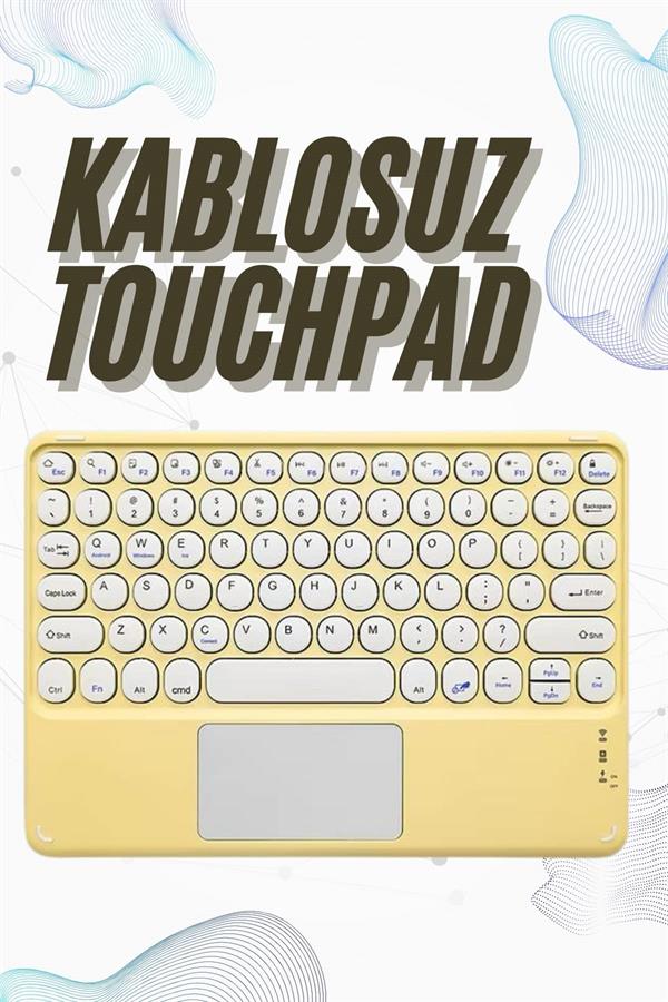 Compressed by jpeg-recompress Bluetooth Touchpad Klavye 10.9 inch Kablosuz Wifi Q Klavye Slim - Görsel 1
