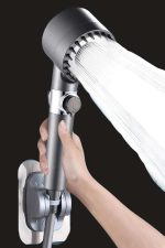 Yeni Nesil Duş Başlığı Paslanmaz Çelik Masaj Etkili Ergonomik Tasarım Su Basınçlı - Görsel 2