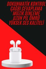 Yeni Nesil Akıllı Saat Ve Kulaklık Seti Gümüş Kasa Zarif Tasarım Çok Fonksiyonlu - Görsel 2