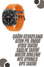 Akıllı Saat Unısex Zarif Görünümlü Titanyum Kasa Amoled Ekran Müzik Dinleme - Görsel 5