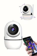 Mini IP Kamera Hareketli Güvenlik Kamerası Kablosuz Wifi Kamera Mikrofonlu - Görsel 2
