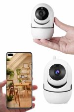 Mini IP Kamera Hareketli Güvenlik Kamerası Kablosuz Wifi Kamera Mikrofonlu - Görsel 5