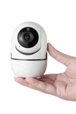 Baby Kamera Kablosuz 720P Beyaz 360 Derece Wifi Kamera Full HD 1080p - Görsel 3