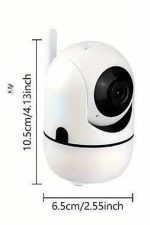 360° Full HD Akıllı Kamera Hareket Sensörlü Wifi Kamera Çocuk Güvenlik Kamerası - Görsel 4