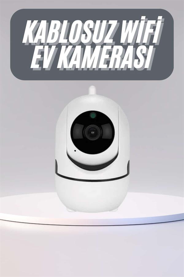 Compressed by jpeg-recompress 360° Full HD Akıllı Kamera Hareket Sensörlü Wifi Kamera Çocuk Güvenlik Kamerası - Görsel 1