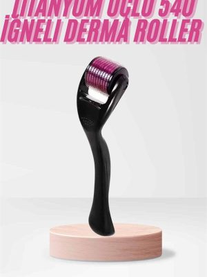 540 Iğneli Derma Roller 1Mm Titanyum Uçlu Saç Kaş Serum Kullanımına Uygun