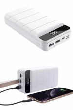 50.000 Mah Powerbank Turbo Hızlı Led Göstergeli Android İOS Uyumlu Taşınabilir Askılı - Görsel 2