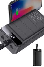 Hızlı Taşınabilir 50.000 Mah Powerbank Led Ekran Android ve İOS Uyumlu - Görsel 5